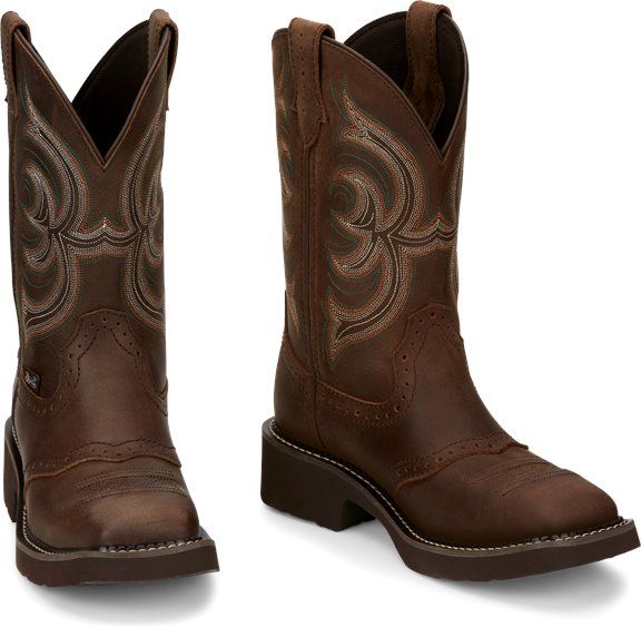 Justin Damen Boot "INJI-Gypsy" in Brown