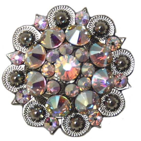 Concho Swarowski Crystal schillernd, versch. Größen
