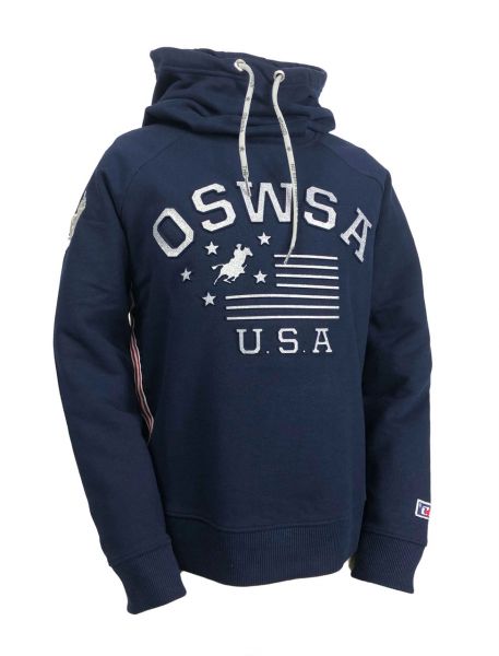 OSWSA Damen SPORTY FIT HOODY "SERENA"eclipse blue