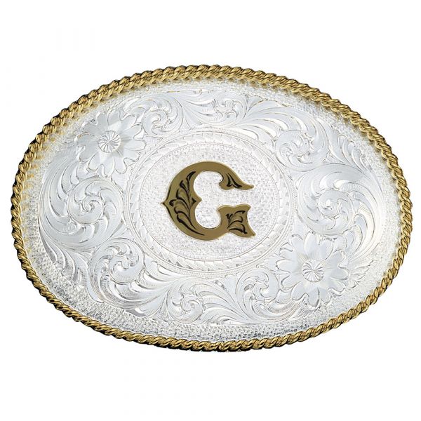 Montana Silversmiths Buchstaben-Gürtelschnalle (Buckle A-Z)