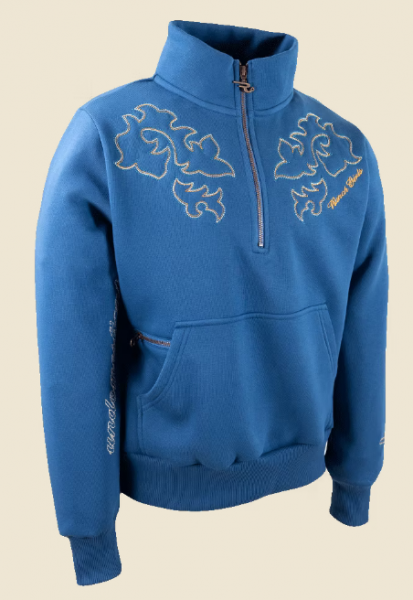 OSWSA RANCHGIRLS Zip Sweatshirt `KAYLA`teal blue