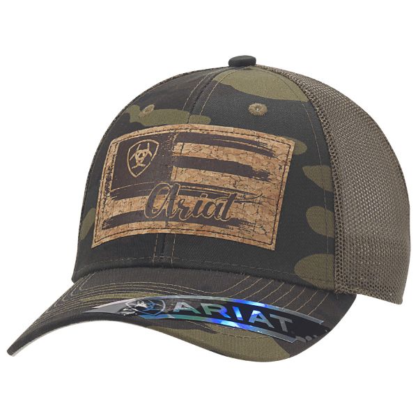 Ariat Damen CAP, camouflage, mit Kork Logo