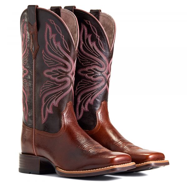 Ariat Damen Western Boots "Edgewood" in DARK LUGGAGE