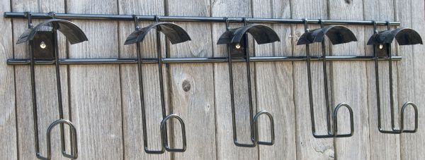 Hakenleiste Half Moon Bridle Rack Black