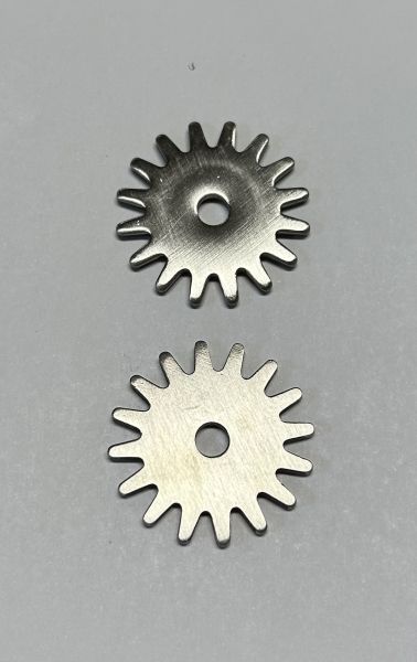 Ersatzsporenräder, Edelstahl/bruniert - versch.