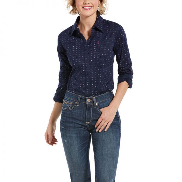 Ariat Damen Stretch Langarm Shirt (Bluse) " R.E.A.L. Kirby"
