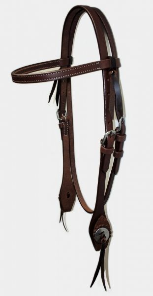 "EE Tack" Kopfstück Stirnband - Oiled - L-105