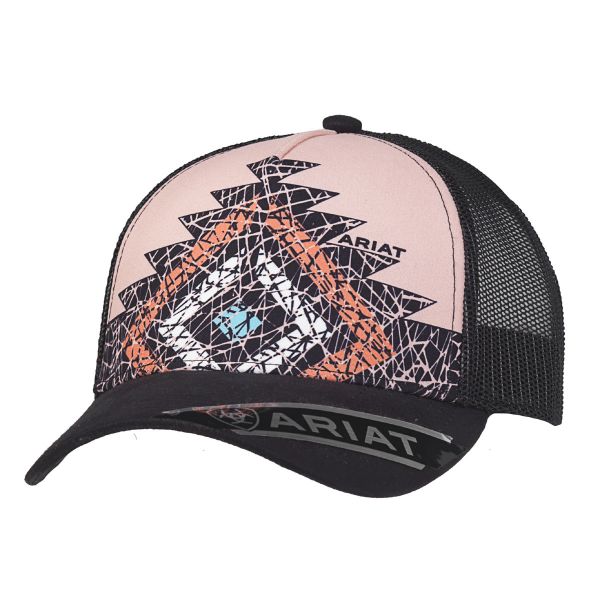 Ariat Damen CAP, Azteken diamant Design, rosa