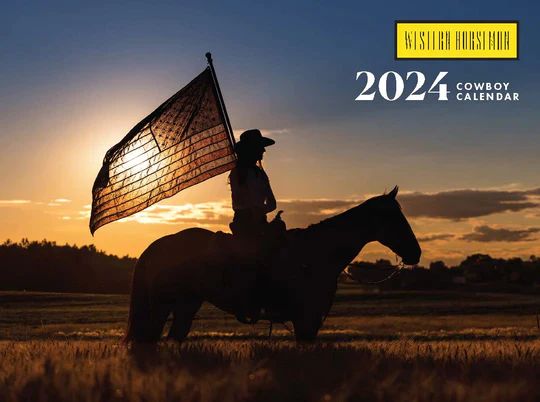 Western Horseman Cowboy Calendar 2024