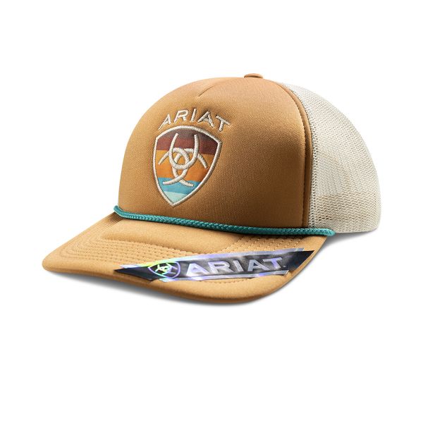 Ariat Damen CAP, Kamelfarben, gesticktes Logo