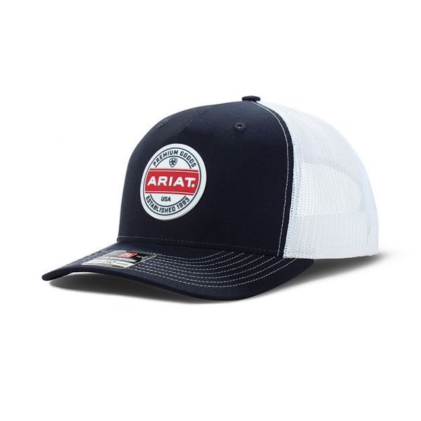 Ariat Herren CAP, Premium Goods Logo Patch Trucker Cap