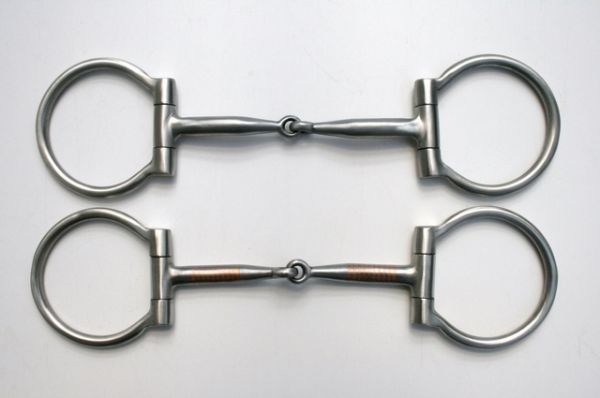 Gebiss SS Brushed D-Ring Snaffle in 5" & 5,5"