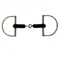 Hunter Dee Rubber Mouth Snaffle 5"