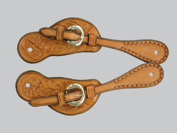 Spurstraps, Lady Floral Buckaroo Tan