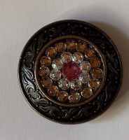 Concho Copper Swarowski Strass Pink AB Champagne 1,5" Concho Copper Swarowski Strass Pink AB Champagne 1,5"