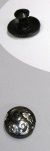 Concho - Black Satin Floral - mit Schraube Concho - Black Satin Floral - mit Schraube