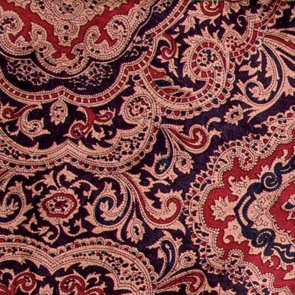 Seidentuch "Plum and Maroon Paisley Jacquard"