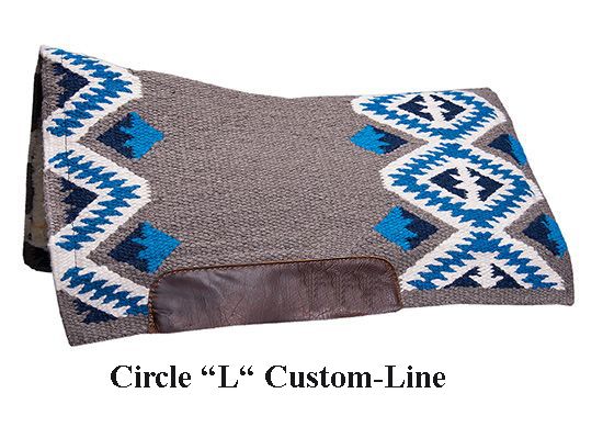 Circle L Contoured Pad "SAN JAQUINTO DESIGN"" Kurzpad 76 cm (30") charcoal