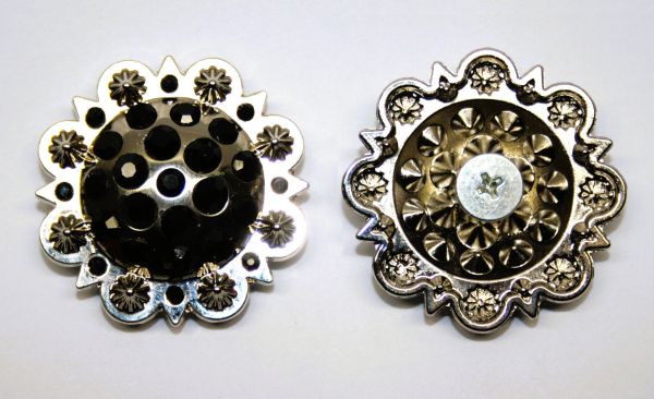 Conchos Strass mit Schraube verschieden Farben/Größen