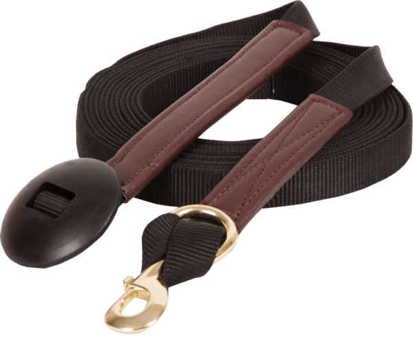 Mustang Poly Longe, schwarz, mit Karabiner