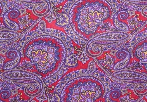 Seidentuch Paisley #1 Frontier Calico Silk Scarf