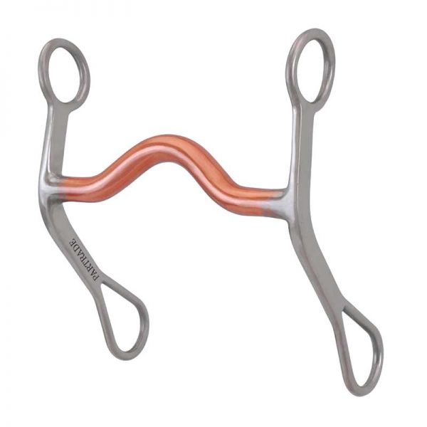 Gebiss/Copper Low Port C-Shank Bit 5"