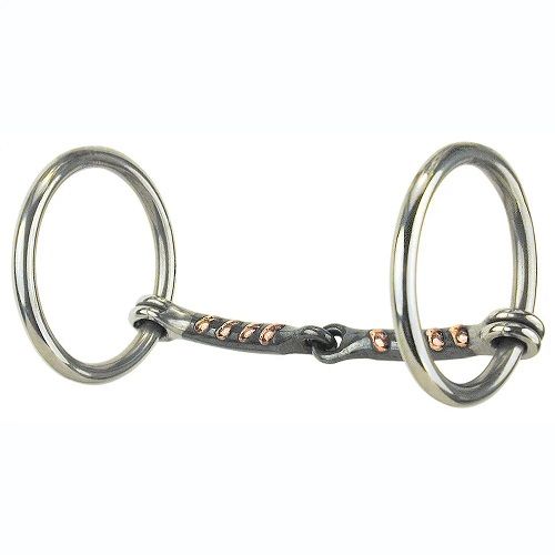 Gebiss Ring Snaffle mit Kupfer