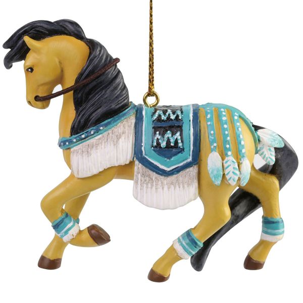 Painted Ponies Turquoise Princess Ornament