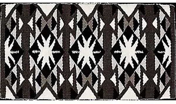 Mustang Tejas Saddle Blanket in black/brown