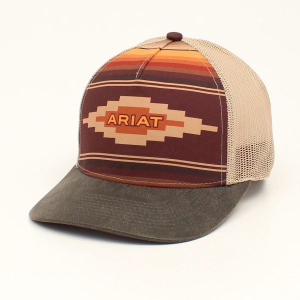 Ariat Damen CAP, Atzteken-Logo, TAN, Mesh