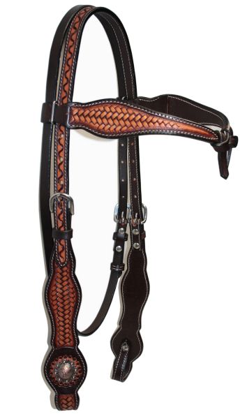 Kopfstück - "EE Tack" Show Kopfstück - Fut. Stirnband - L-201