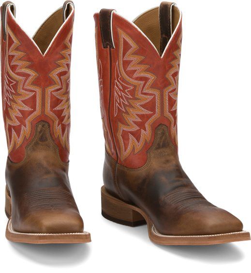 Justin Herren Boot "CADDO" in Stone Age Tan