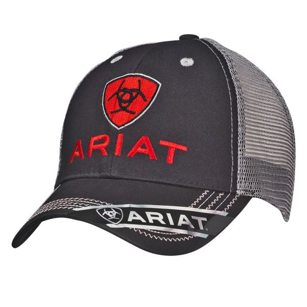 Ariat Herren CAP, Ball, schwarz und grau