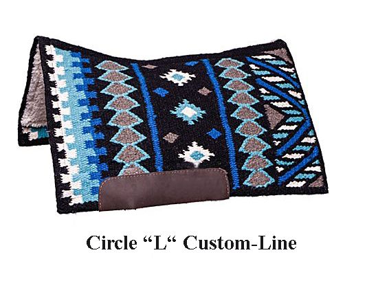 Circle L Contoured Pad "DIAMOND STARS DESIGN", 86 cm (33")