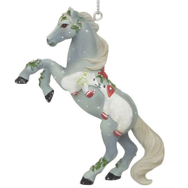Painted Ponies 2020 Xmas Mistletoe Kisses Ornament