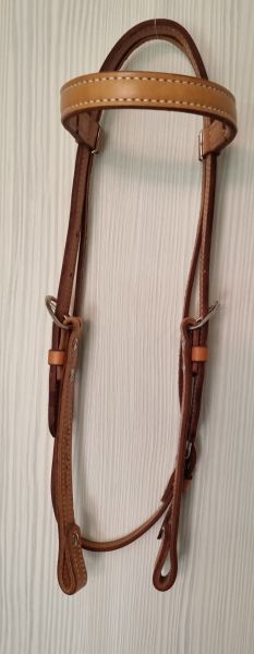 Kopfstück 3/4" Harness Leder Chestnut