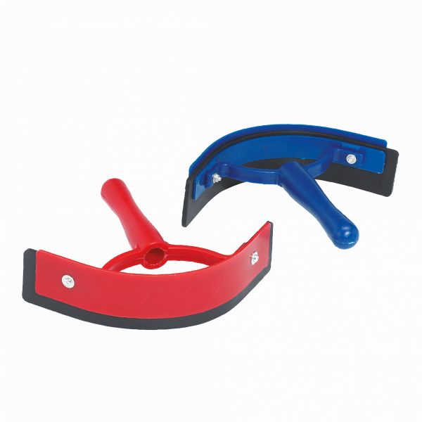 Schweißmesser PVC halbrund mit Gummilippe