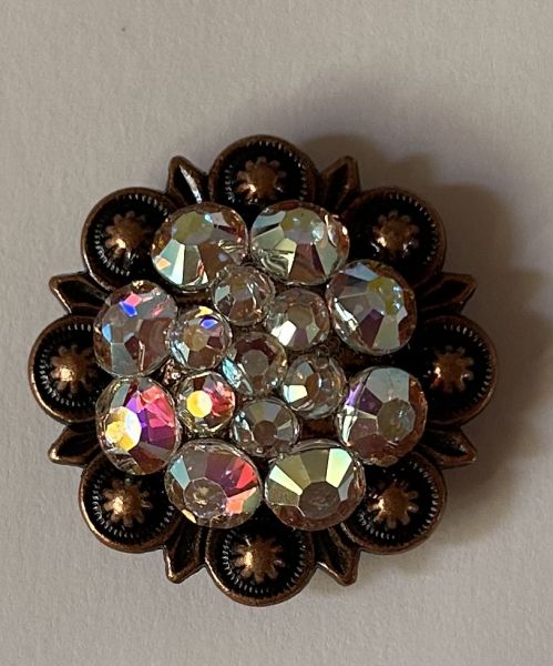 Concho Copper Swarowski Strass AB in 3 Größen