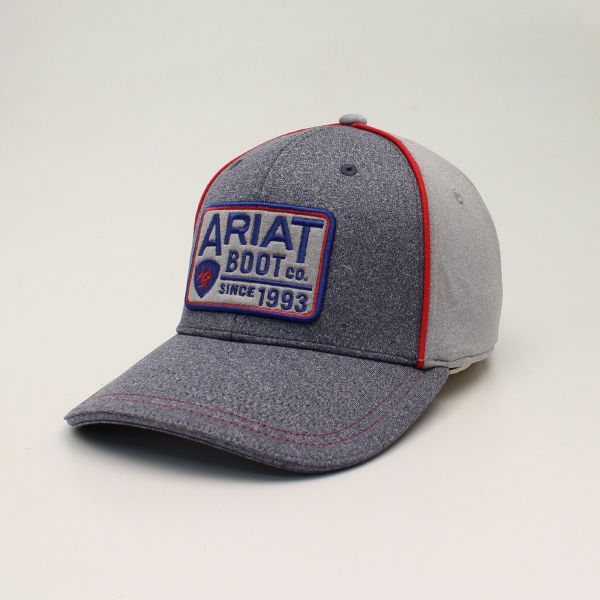 Ariat Herren CAP, Grau, Ariat-Logo-Patch