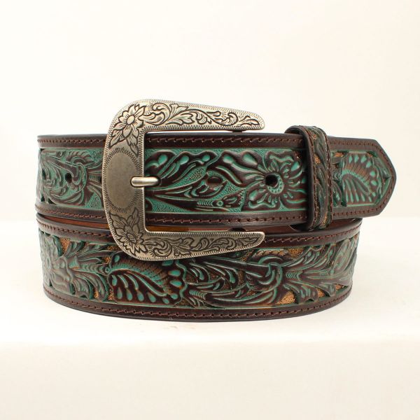 Gürtel Damen, Ariat, 2-farbig, Floral Tooling