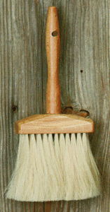 Hutpinsel Crown Brush schwarz oder beige