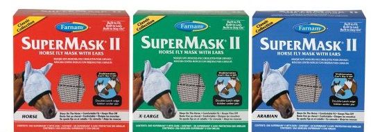 Fliegenmaske Supermask II mit Ohren