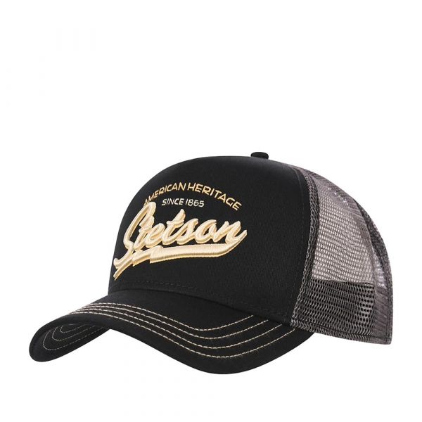 Stetson Herren Trucker Cap American Heritage Classic black