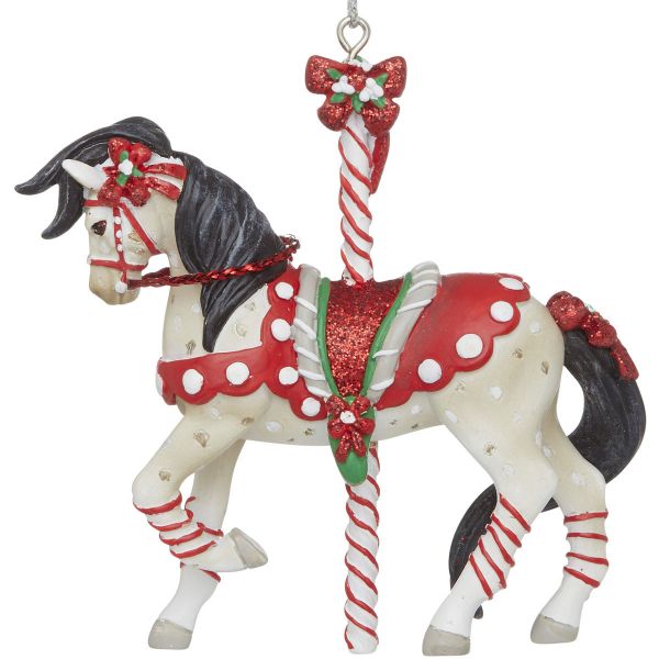 Painted Ponies 2020 Xmas Peppermint Sticks Ornament