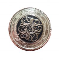 Concho für Sattel "Black Ornamentic" in 2 Größen Concho für Sattel "Black Ornamentic" in 2 Größen