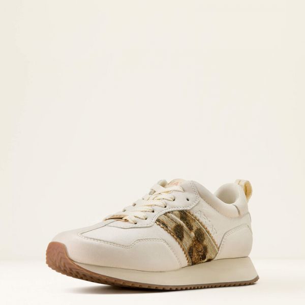 Ariat Damen Sneaker Ranch Runner Cream/Leopard