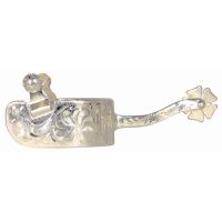 Sporen Silver Plate Equitation mit Kleeblatt Sporen Silver Plate Equitation mit Kleeblatt