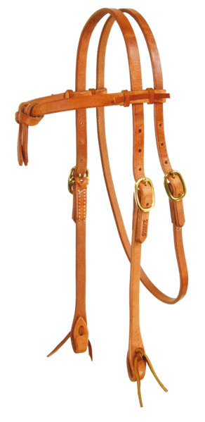 Schutz Brothers Knotenstirnband Messingschnallen