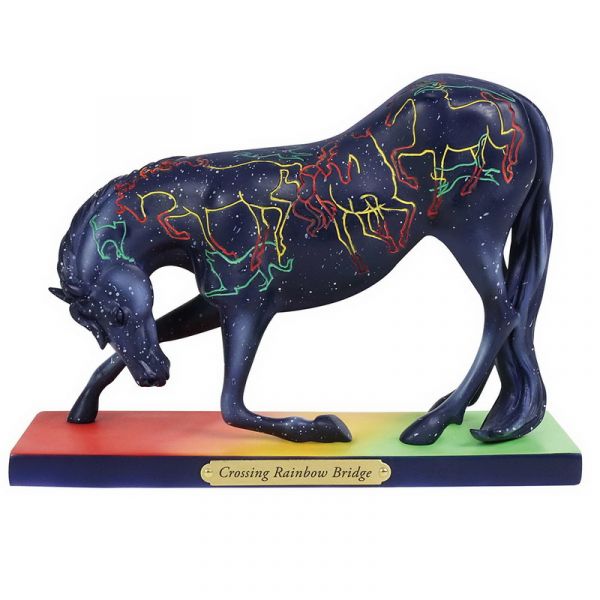 Painted Pony Crossing Rainbow Bridge