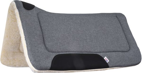 Mustang Contoured Pony-Pad mit Fleece Unterseite 26"x26"